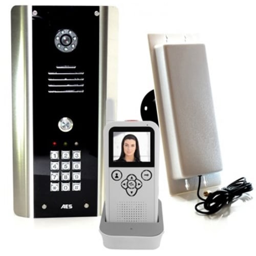 Entree Phone 605-ABK Wireless Video Intercom with Keypad