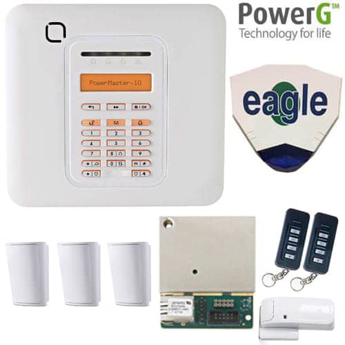 868-1 UK Visonic PowerMaster-10 PG2 Wireless Compact Alarm Control Panel 