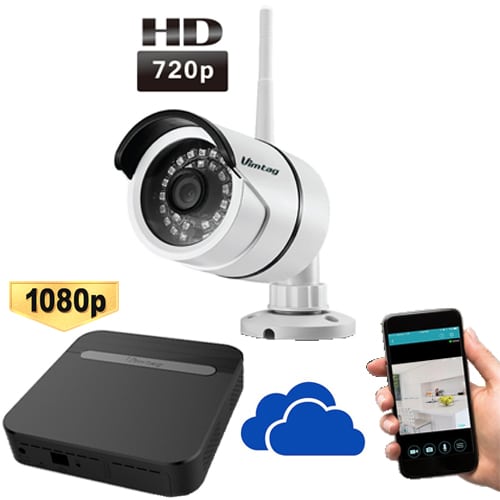 Vimtag WiFi HD 720p Outdoor IP Camera & Smart Cloud Storage