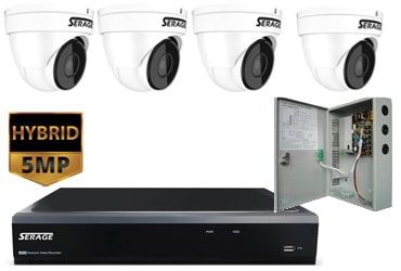 Serage Hybrid 5MP TVI CCTV Security System Fully Installed