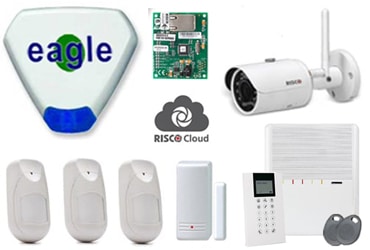 Agility 4 Wireless Home Security Alarm with IP Camera