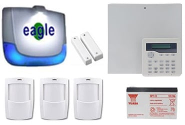 Eaton i-on10 Wired Bells-Only Intruder Alarm for Homes