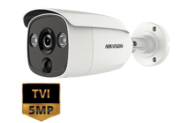 Hikvision DS-2CE12H0T-PIRLO 5MP PIR Bullet Camera 3.6mm