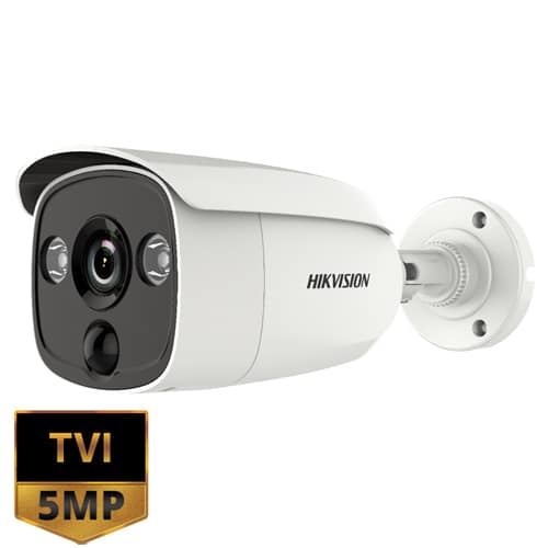 Hikvision DS-2CE12H0T-PIRLO 5MP PIR Bullet Camera 3.6mm