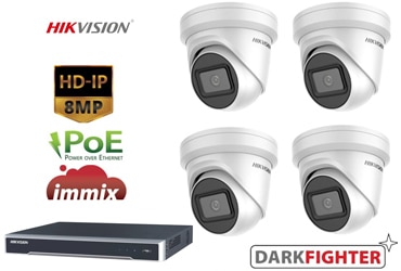 Hikvision IP CCTV Camera System 8MP PoE & Installation