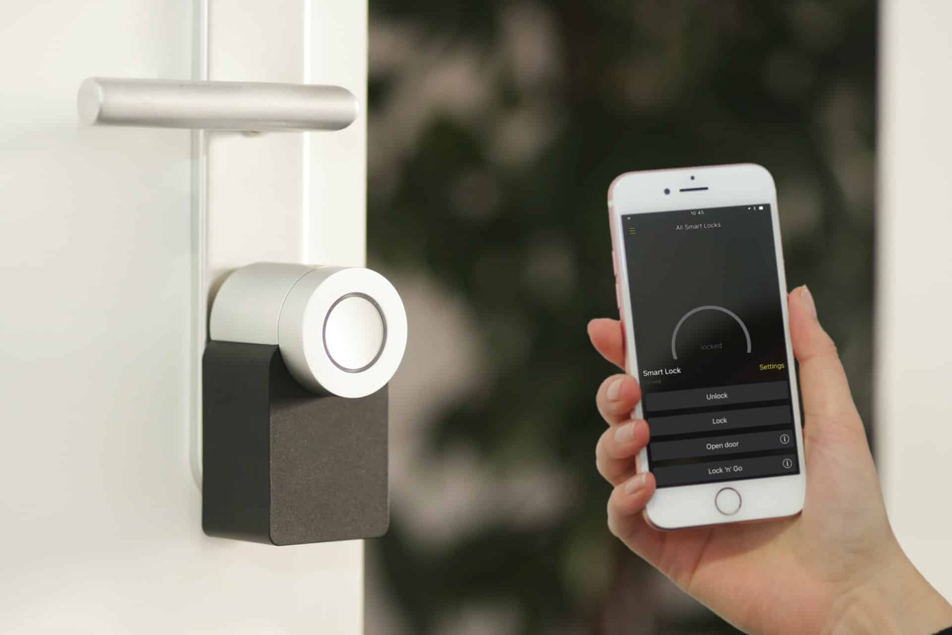 smart security system with cell phone controls